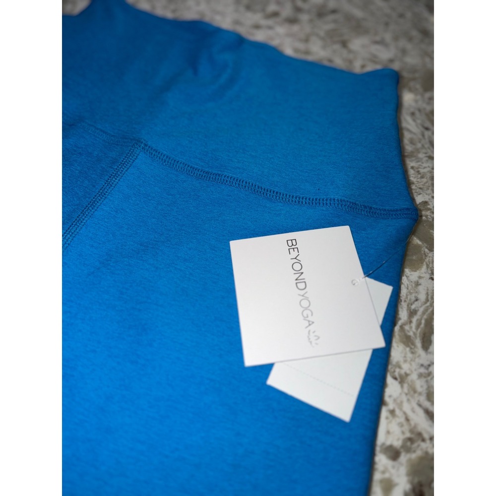 Beyond Yoga Spacedye High Waisted Midi Leggings Blue Heather Size M - Picture 2 of 4